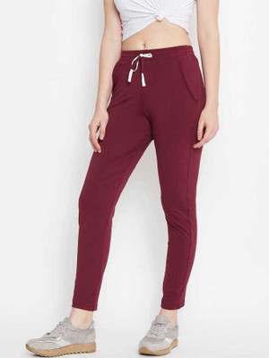 BE SWADESHI Regular Fit Women Maroon Trousers