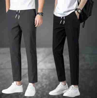 Solid Men Multicolor Track Pants