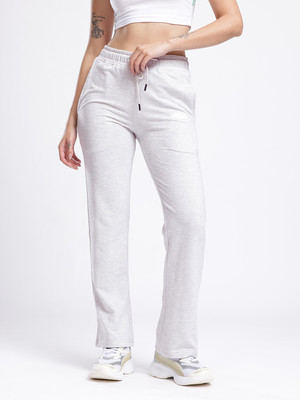 MXN Solid Women Grey Track Pants