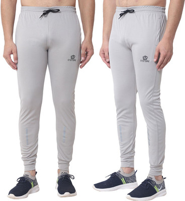 EnStore Solid, Printed Men Light Blue Track Pants
