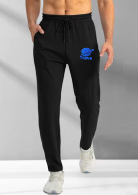HS APPARELZ Solid Men & Women Black Track Pants