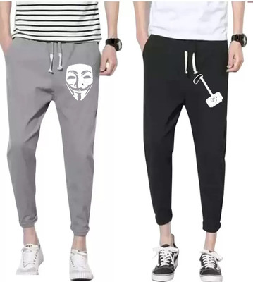 bfb Printed Men Multicolor Track Pants