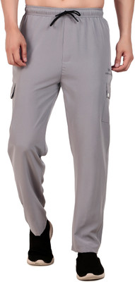 Urban Warms Solid Men Grey Track Pants