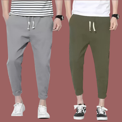 Fusion Mart Solid Men Multicolor Track Pants
