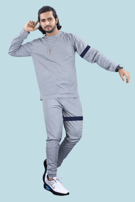 UNIANTA Striped Men Track Suit