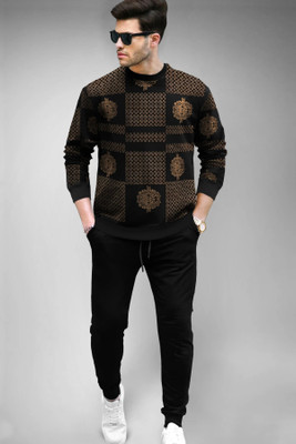 TRIPR Printed Men Track Suit