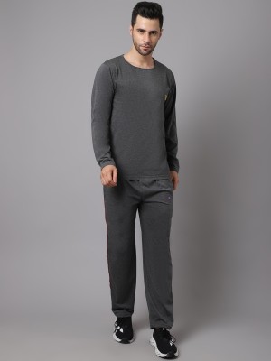 MACK JONNEY Solid Men Track Suit