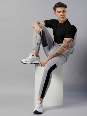 Chrome & Coral Colorblock Men Track Suit