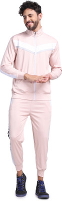 Yellow Tree Printed Men Track Suit