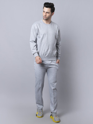 MACK JONNEY Solid Men Track Suit