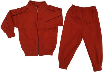 ShopMore Solid Boys Track Suit