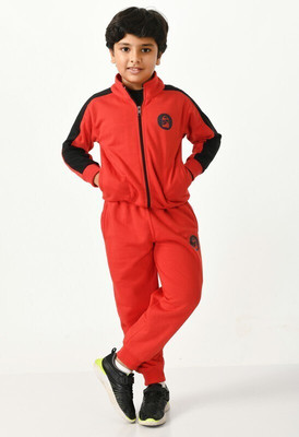 ShopMore Solid Boys Track Suit