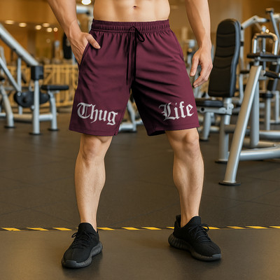 ORIGINAL CREATOR Printed Men Maroon Regular Shorts