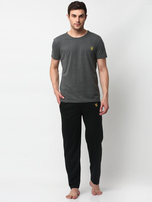 MACK JONNEY Solid Men Track Suit