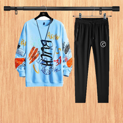 R ROCKIN TEES Printed Men Track Suit