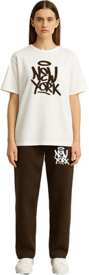 Shonisha Women Printed Brown Night Suit Set