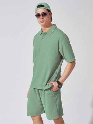 MANIAC Solid Men Track Suit