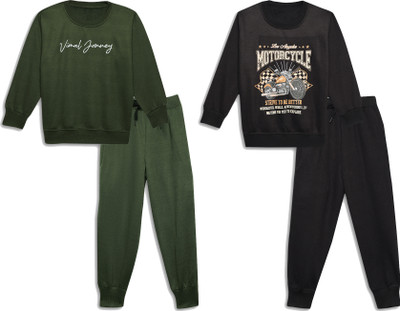 MACK JONNEY Printed Boys & Girls Track Suit