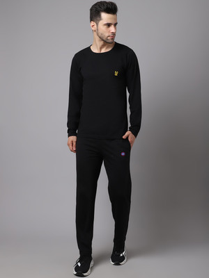 MACK JONNEY Solid Men Track Suit