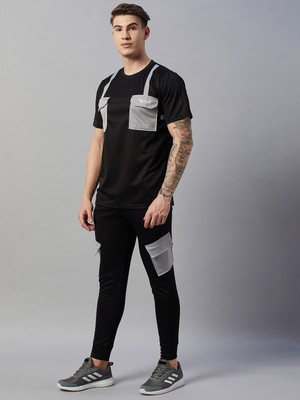 Crease & Clips Colorblock Men Track Suit