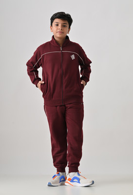 ShopMore Solid Boys Track Suit