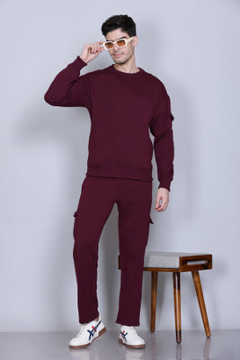 ANTILOOP Solid Men Track Suit