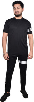 clothclub Solid Men Track Suit