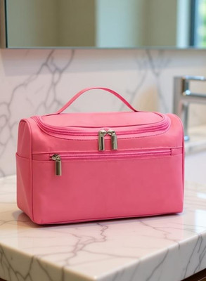 RRK CHINA COSMETIC BAG Travel Toiletry Kit(Pink)