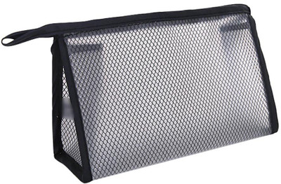 Divyata Mesh Small Makeup Bag Mesh Cosmetic Bag Travel Toiletry Bag Pouch with Zipper Travel Toiletry Kit(Multicolor)