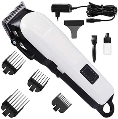 RECHOO New Profrssional Hair Trimmer With LED Display Hair Clipper Beard Shaver Razor Trimmer 120 min  Runtime 4 Length Settings(Multicolor)