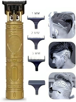 trendy styler Sensational MaxtopT9 Rechargerable Cordless Electric Blade Beard Trimmer TS2 Trimme Runtime: 120 min Trimmer for Men(Gold)
