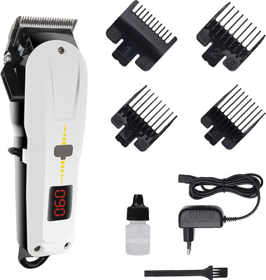 shrunkhala KB-309 Trimmer 120 min  Runtime 13 Length Settings(White)