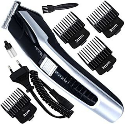 Zeus Volt Professional Rechargeable and Cordless trimmer Trimmer 60 min  Runtime 4 Length Settings(Grey)