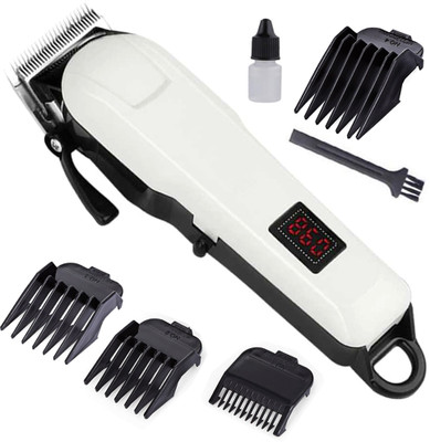 SDMS premium quality Rechargeable Cordless Use Beard Mustache Trimmer Trimmer 120 min  Runtime 3 Length Settings(White, Black)