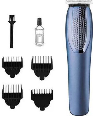 Rawnrich 1210 Trimer and Beard Shaver with 4 Trimming Clips Trimmer 60 min  Runtime 4 Length Settings(Blue, Multicolor)