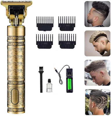 MOMENTIME Electric Body Gromming Trimmer With 4 Adjustable Length size for Close Cutting Trimmer 120 min  Runtime 4 Length Settings(Gold)