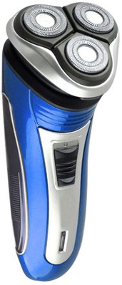 Crostal Cordless Electric Hair Clipper Trimmer Shaver Fully Waterproof Body Groomer 60 min  Runtime 1 Length Settings(Blue, Black)