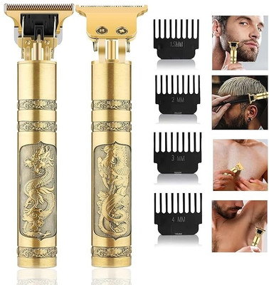 trendy styler Sensational MaxtopT9 Rechargerable Cordless Electric Blade Beard Trimmer TS2 Trimme Runtime: 120 min Trimmer for Men(Gold)