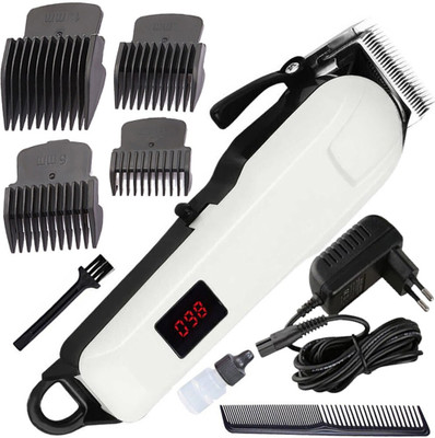 ZNDX Quick Charge Powerful Hair Trimmer Rechargeable Hair Clipper Beard Shaver Trimmer 120 min  Runtime 4 Length Settings(Multicolor)