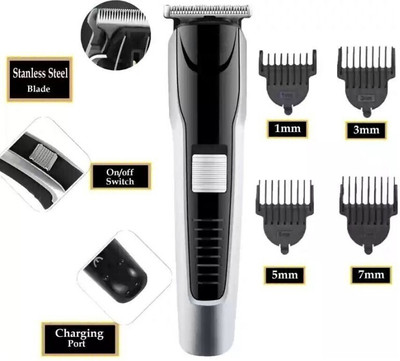 Dazzel Flex AT-538 Shaving Machine Mini for Men Rechargeable Face Shaving  Shaver For Men(Silver, Black)