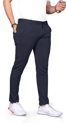 GAUMUKHI CREATION Regular Fit Men Blue Trousers