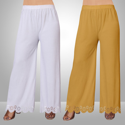 EcoUndies Straight Fit Women Multicolor Trousers