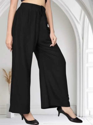 ACD FASHION Regular Fit Women Black Trousers