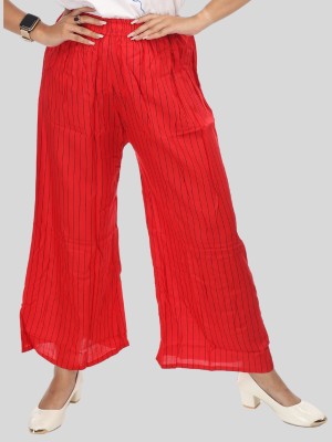 Mahanidhi Creations Regular Fit Women Red Trousers