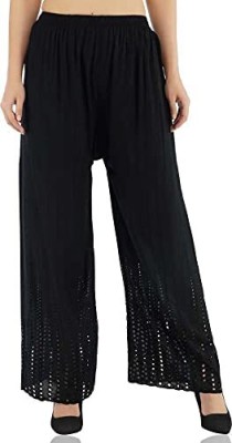 Lovely India Fashion Regular Fit Women Black Trousers