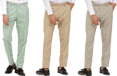 LAHSUAK Regular Fit Men Multicolor Trousers
