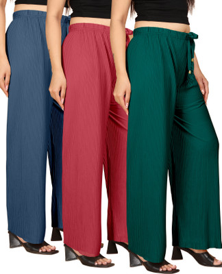 bhurkhiya Regular Fit Women Multicolor Trousers