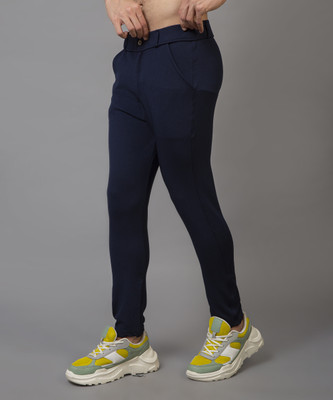 ynam Regular Fit Men Blue Trousers