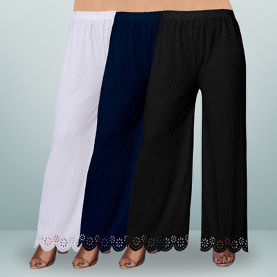 Coolzy Creation Straight Fit Women Multicolor Trousers