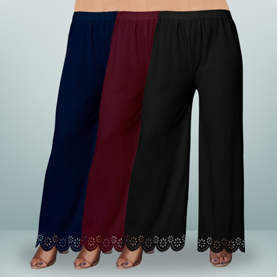 Coolzy Creation Straight Fit Women Multicolor Trousers